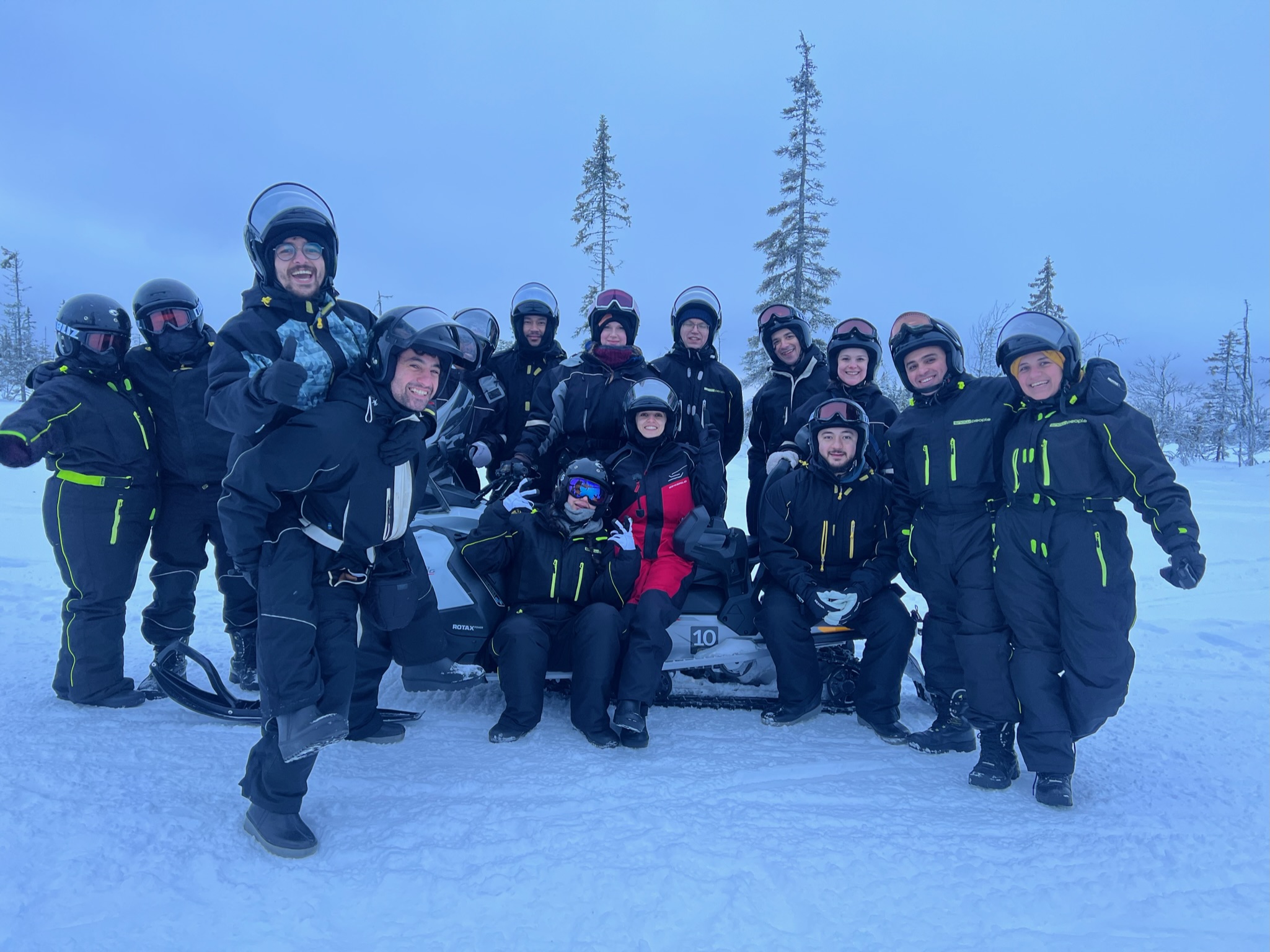 SwedQ team skiing trip